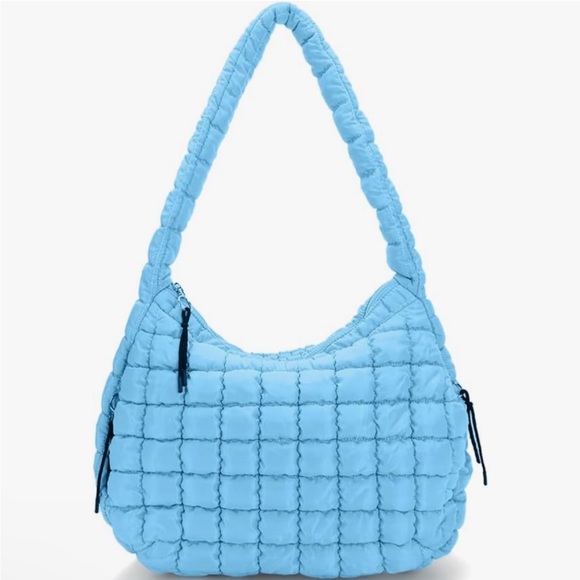 COPY - Lightweight Quilted Carryall GYM Bag / Puffer Crossbody Bag Boho Handbag… - Picture 1 of 8